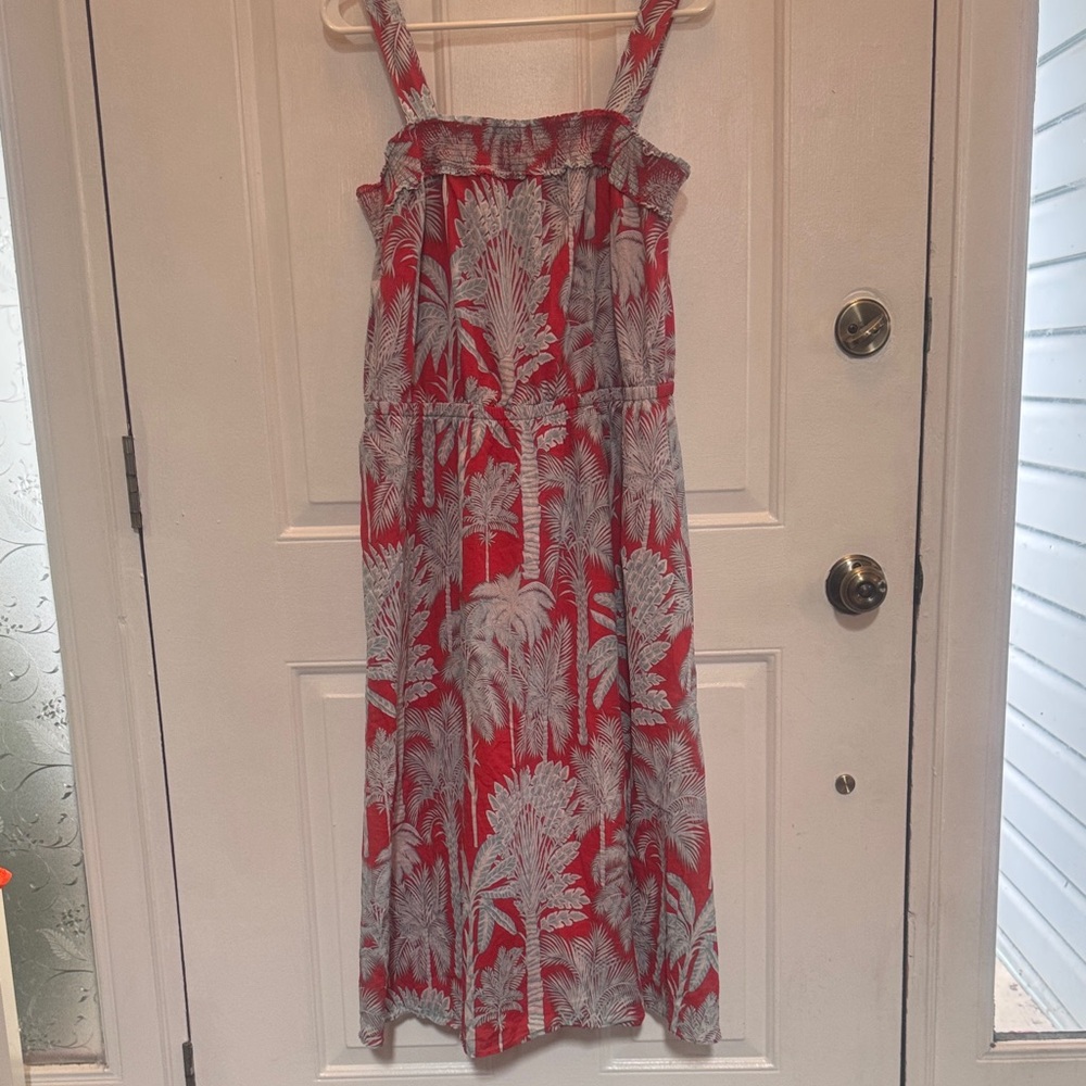 Talbots Vibrant Red Dress